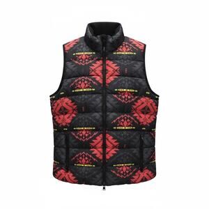 Lauren Ralph Lauren Active women's black Aztec print full-zip puffer Sz. Lrg